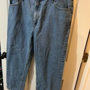 Classic Men's Blue Denim Jeans 40x29